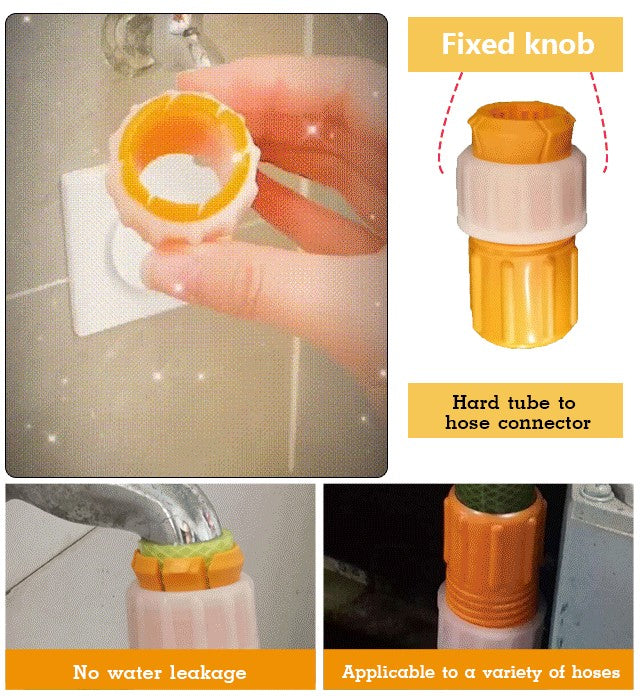🛠5 Pcs Multifunctional faucet connector 💦 Faucet quick adapter