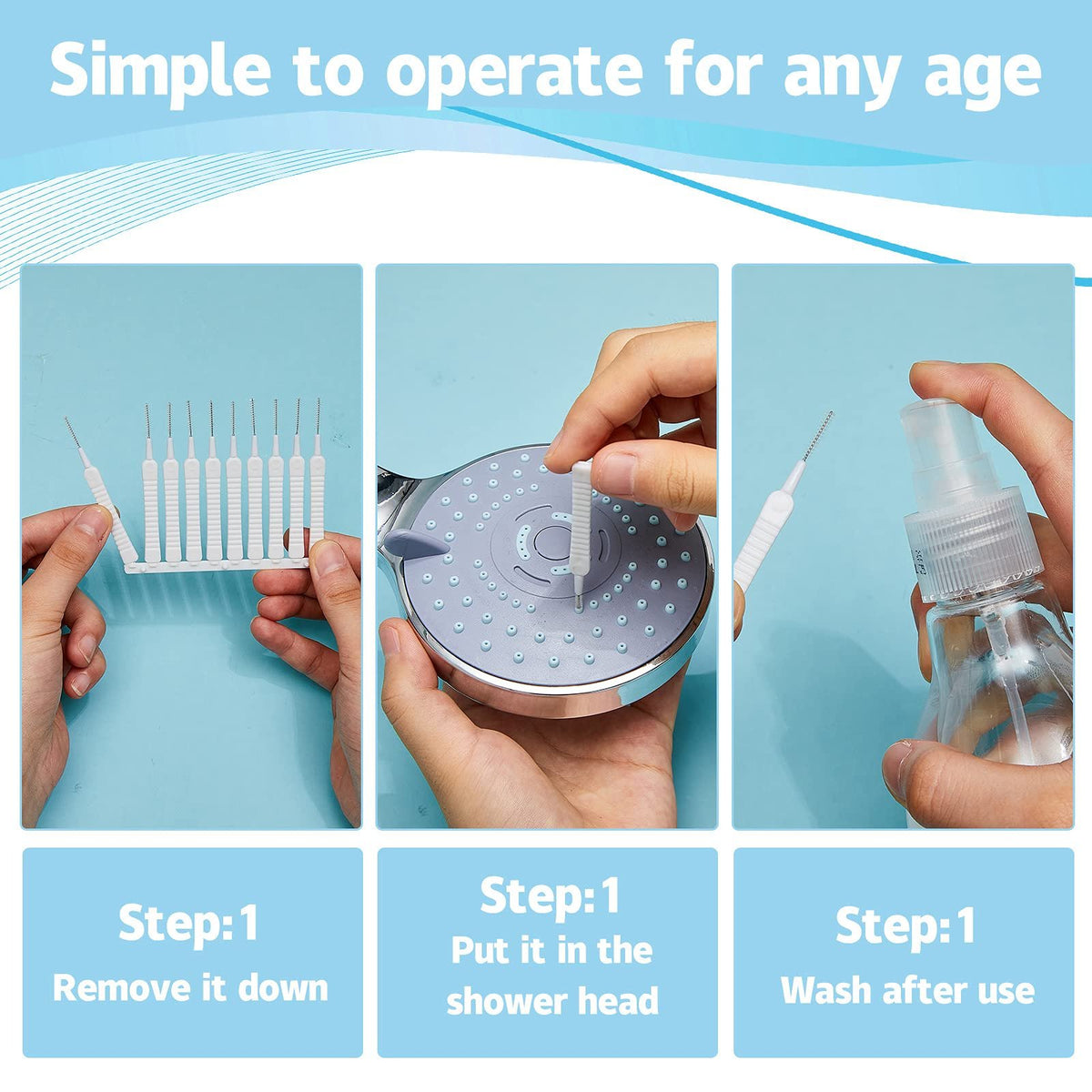10 Pcs Mini Brush / Shower Cleaning Brush