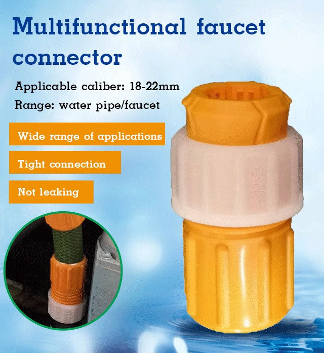 🛠 5 Pcs Multifunctional faucet connector 💦 Faucet quick adapter